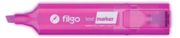 Resaltador Filgo textmarker rosa