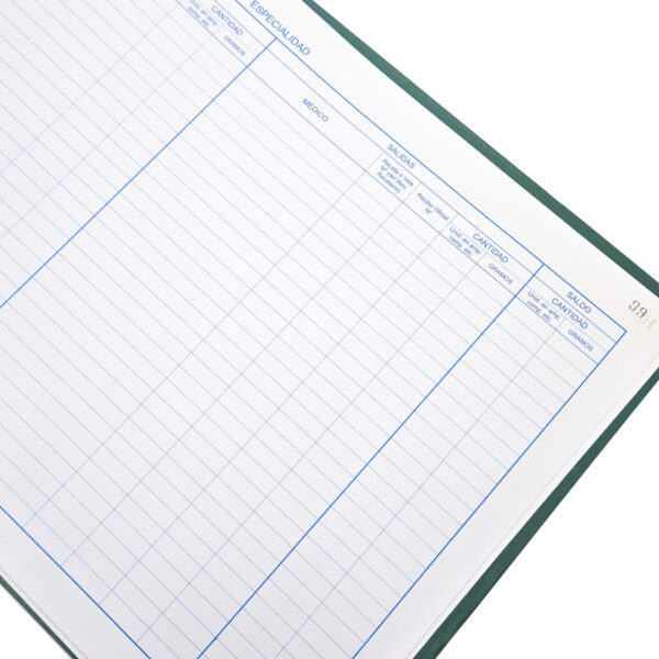 Libro Estupefacientes - 100 folios - Imagen 2
