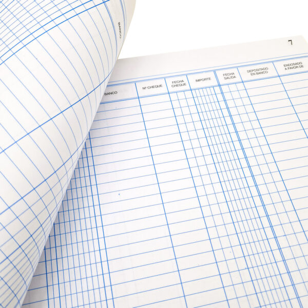 Libro Registro de Cheques - 100 folios - Imagen 2