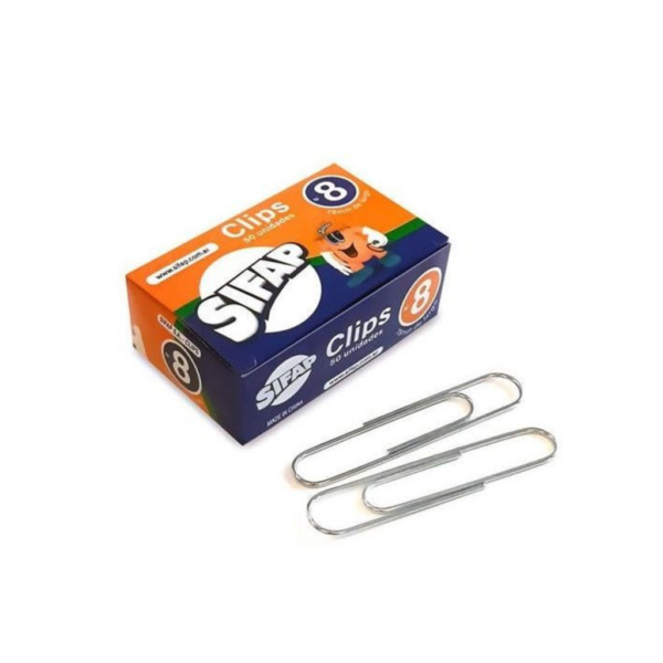 Broches clips Sifap N° 8 x 50 unidades