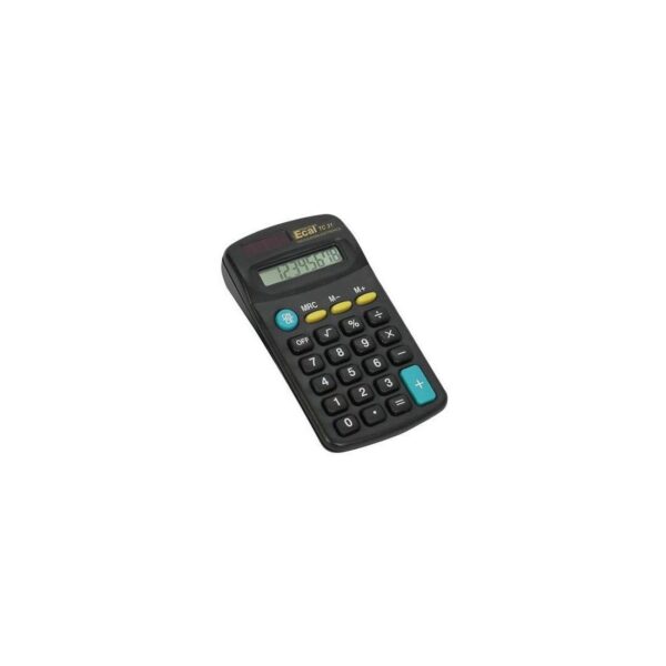Calculadora Ecal tc31 8 digitos + 1 pila - Imagen 2