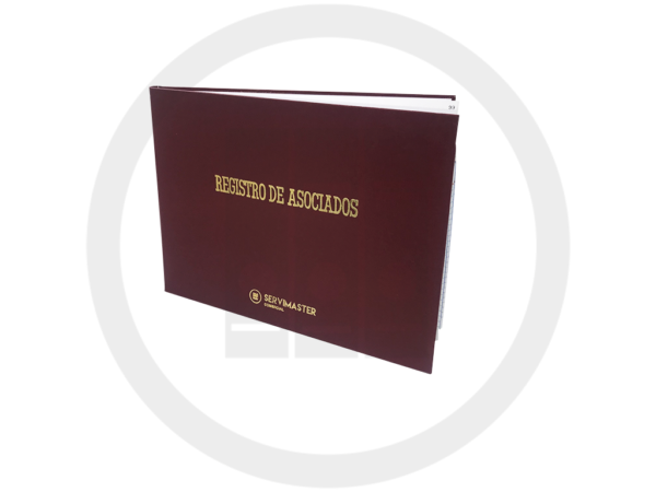 Libro Registro De Asociados x 49