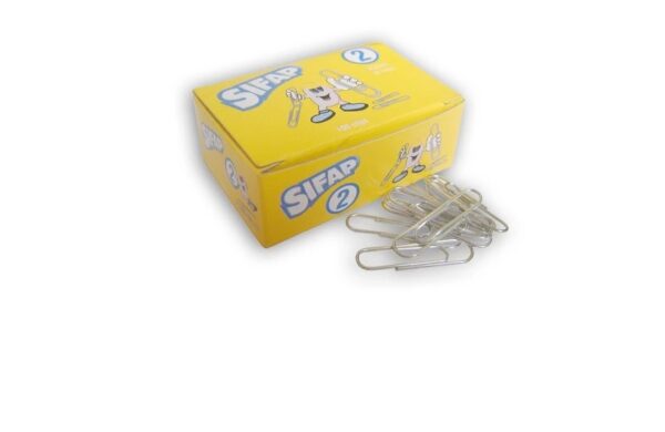 Broches clips Sifap N° 2 x 100 unidades - Imagen 2