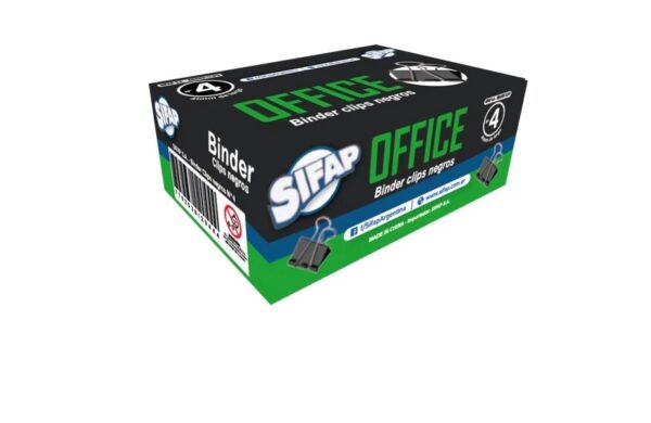 Binder negro Sifap 41 mm x docena