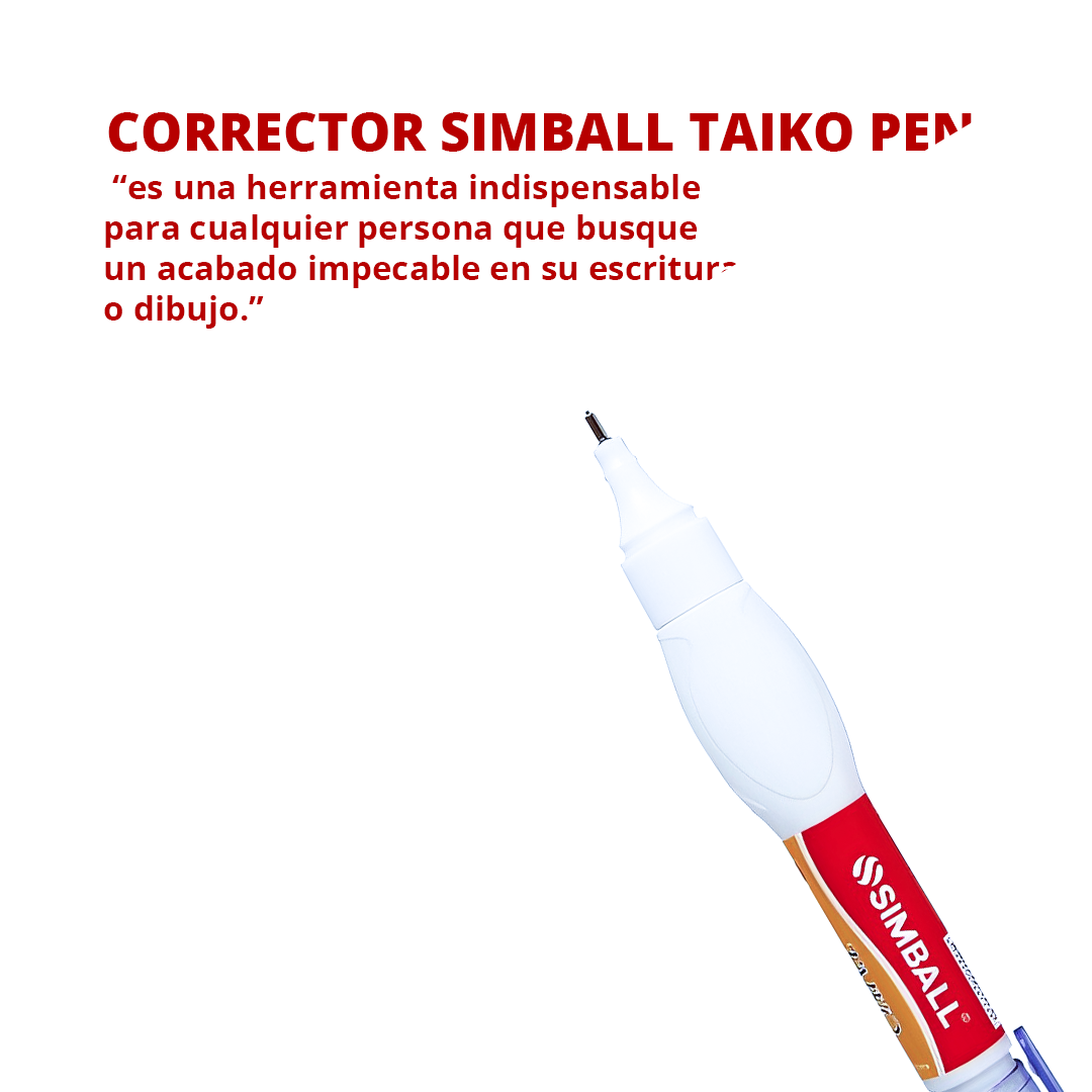 Corrector Simball taiko pen 7 ml - Imagen 2
