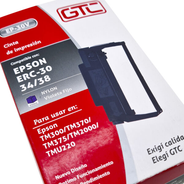 Cinta GTC para Epson erc 30/38/40