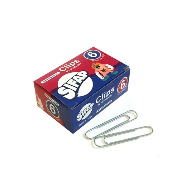 Broches clips Sifap N? 6 x 50 unidades