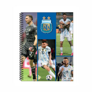 Cuaderno A4 de 80 hojas rayadas de la selección nacional, Messi,  Dibu Martínez, Mundial 2022