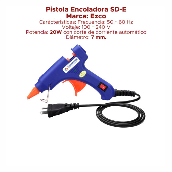 Pistola Encoladora Ezco Chica 7 mm - Imagen 3