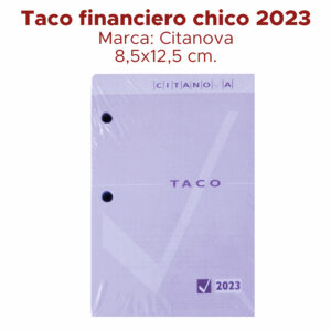 TACO FINANCIERO CITANOVA 2023 CHICO