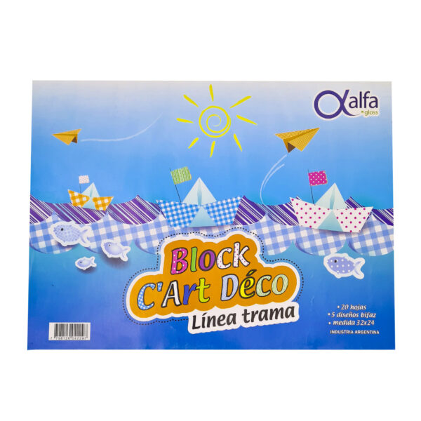 Block Cartulina Alfadeco Trama