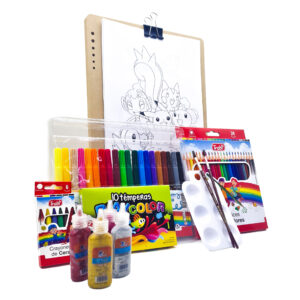 Simple kit de arte para niños + hojas para pintar de pokemon