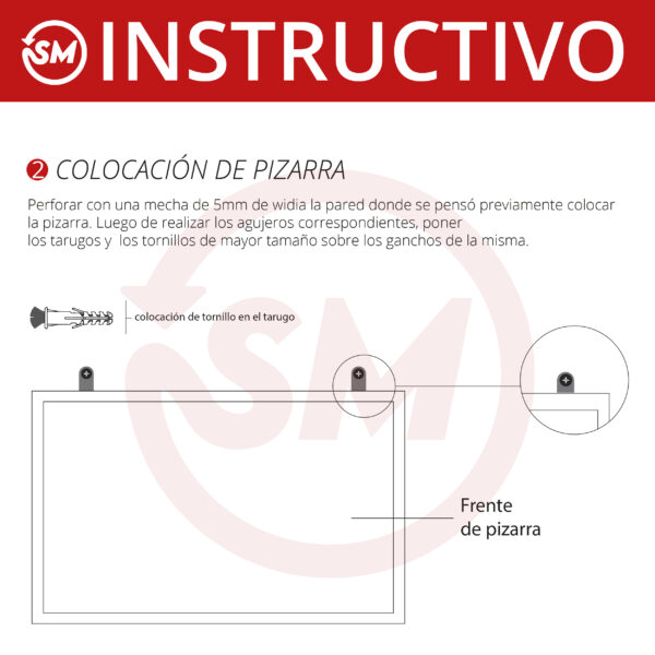 Pizarra Planner Mensual 40 X 60 Más Accesorios - Imagen 3