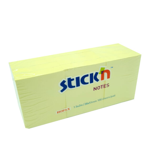 BLOCK ADHES. STICK N21530 38X51 ALLO X 100 HS. - UNIDAD