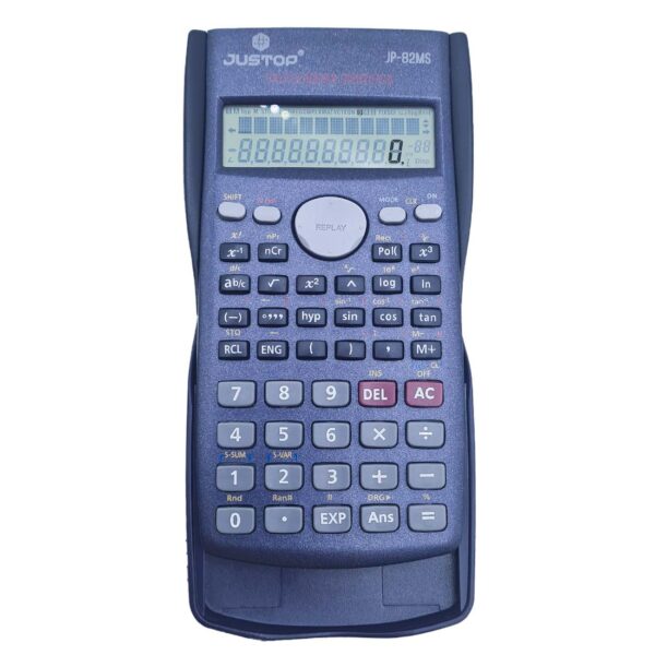 Calculadora Científica Justop 12 Digitos Con Tapa Removible