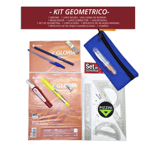Kit Escolar Geometría Primaria - Imagen 2