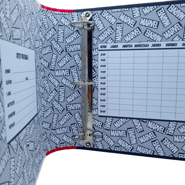 Carpeta N°3 Marvel Segundo Mod. Primaria Secundaria Mooving - Imagen 5