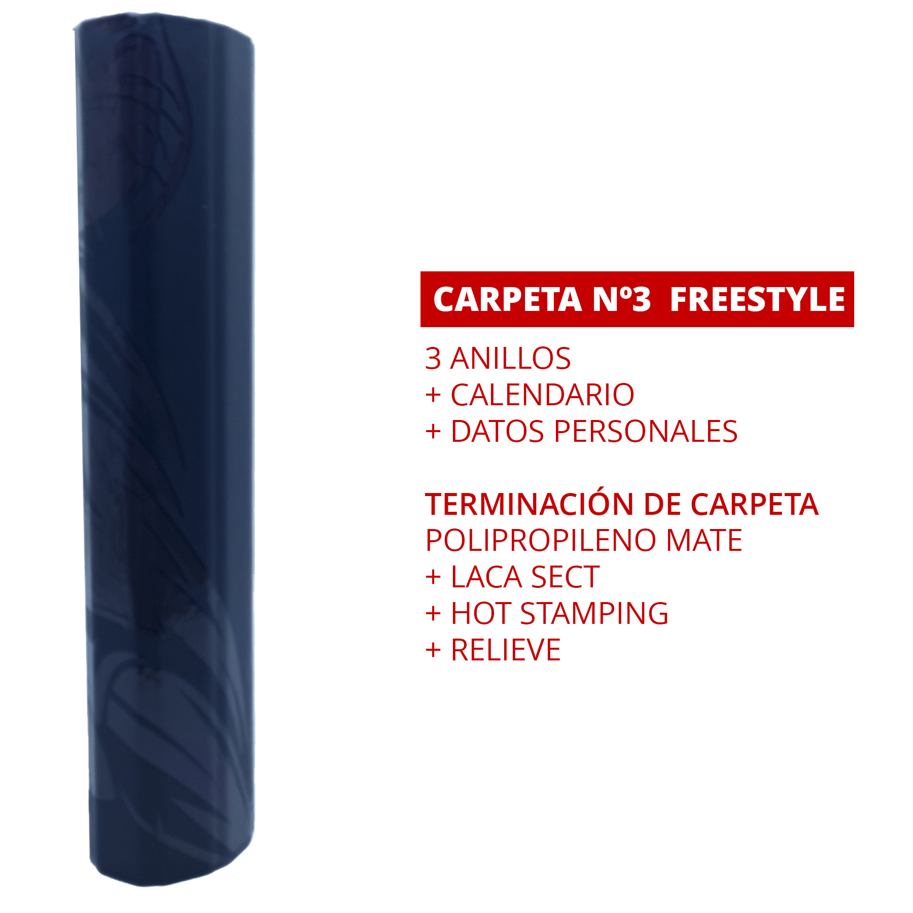 Carpeta N°3 Freestyle Primaria Secundaria Onix - Imagen 2
