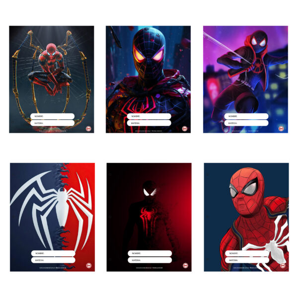 Separadores De Materias N°3 Spiderman