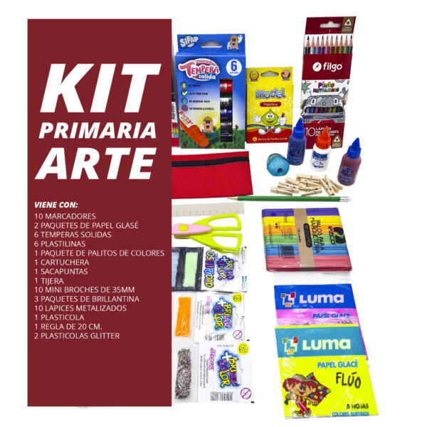 Kit Primaria Arte Escolar Primer Grado - Imagen 2