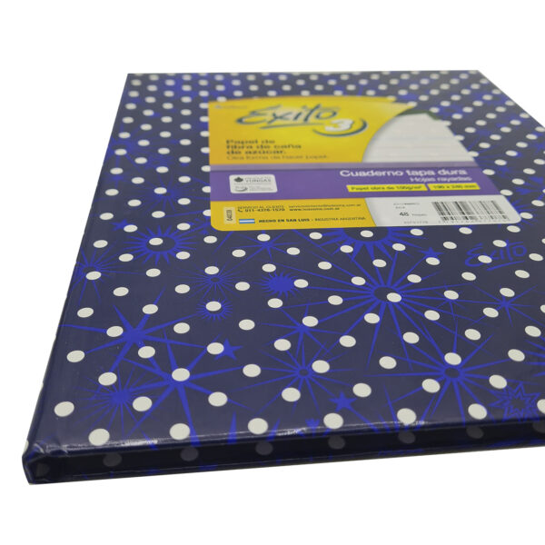 Cuaderno Exito N°3 Tapa Dura Forrada Universo Lunares 48 Hojas - Imagen 6