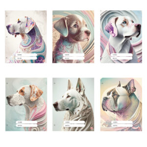Separadores De Materias N°3 Perritos Arte