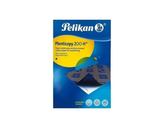 Papel Carbón Pelikan Plenticopy Oficio Azul 200 Hojas