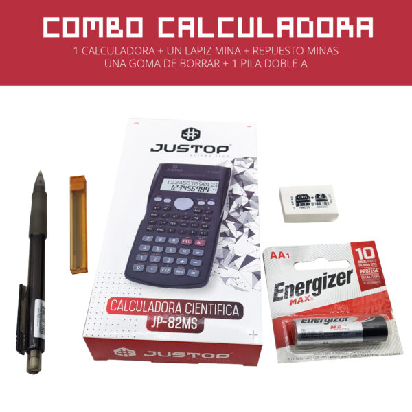 Combo Kit Escolar Técnico Calculadora + Accesorios - Imagen 2