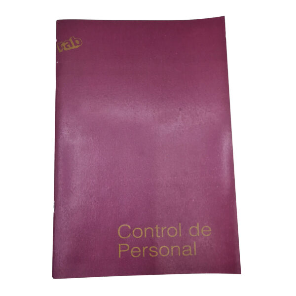 Libro Rayado Control de Personal  48 folios.