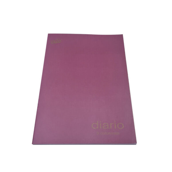 Diario 3 Columnas - 40 Folios - Tapa Flexible