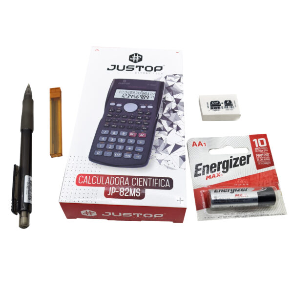Combo Kit Escolar Técnico Calculadora + Accesorios