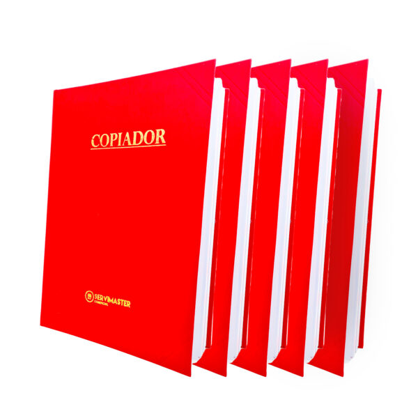Libro Copiador Contable Pack X 5 Tapa Dura 100 Paginas