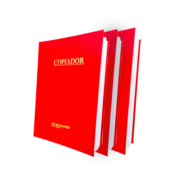 Combo Contable 3 Libros Copiadores X 100 Folios Tapa Dura