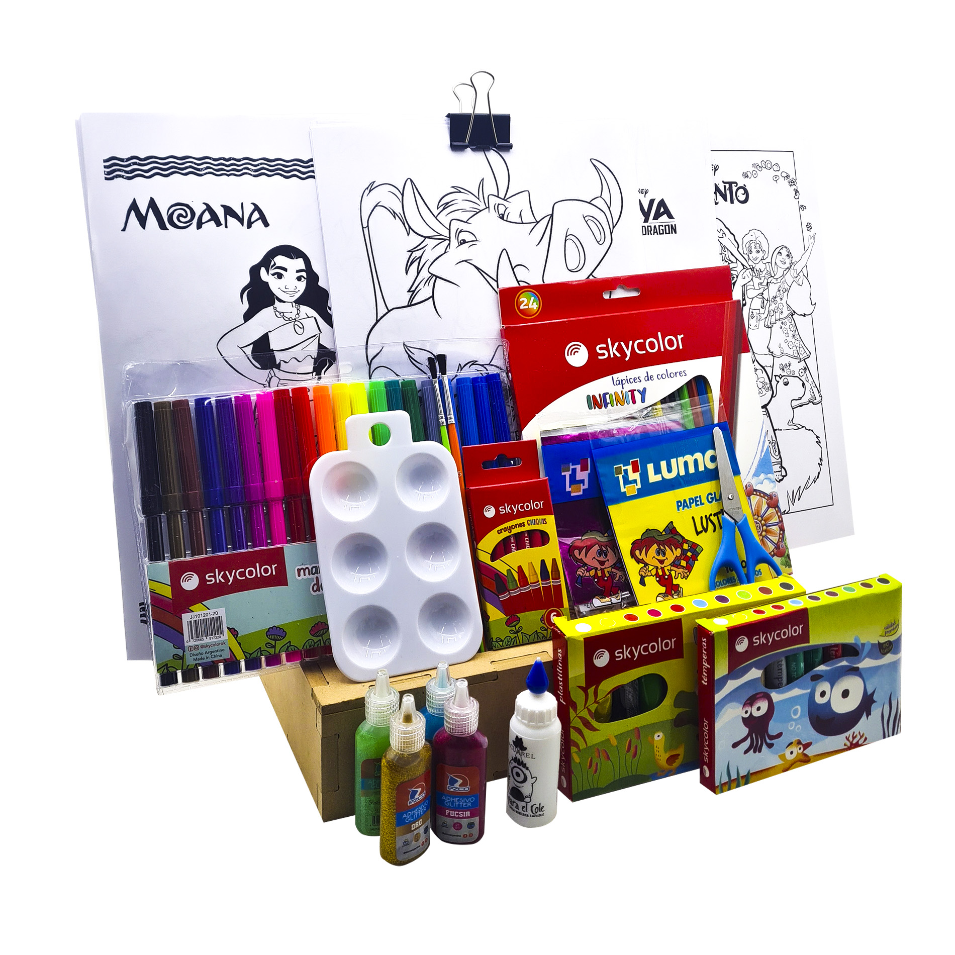 Kit Arte Set Infantil Valija Caja Atril Mega + Varios diseños - Imagen 4