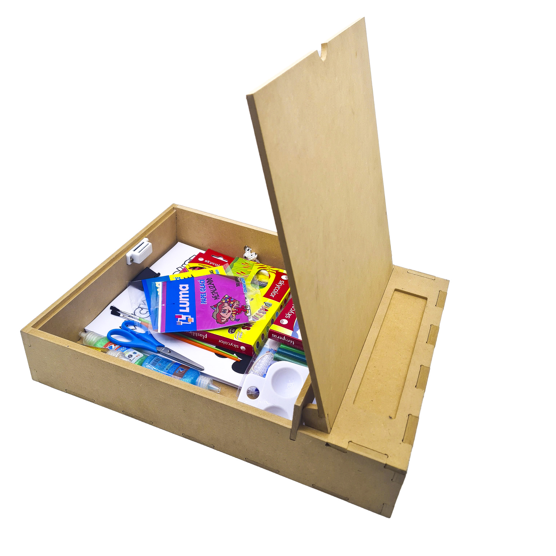 Kit Arte Set Infantil Valija Caja Atril Mega + Varios diseños - Imagen 6