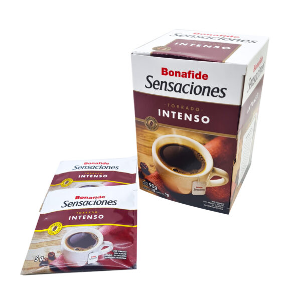 Café Senciones Bonafide Torrado En Saquitos X18 U