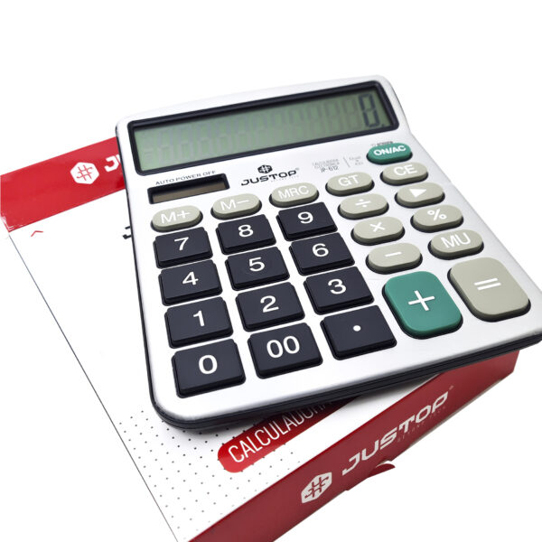 Calculadora Electrónica Justop Jp-612 12 Dígitos Dual - Imagen 2