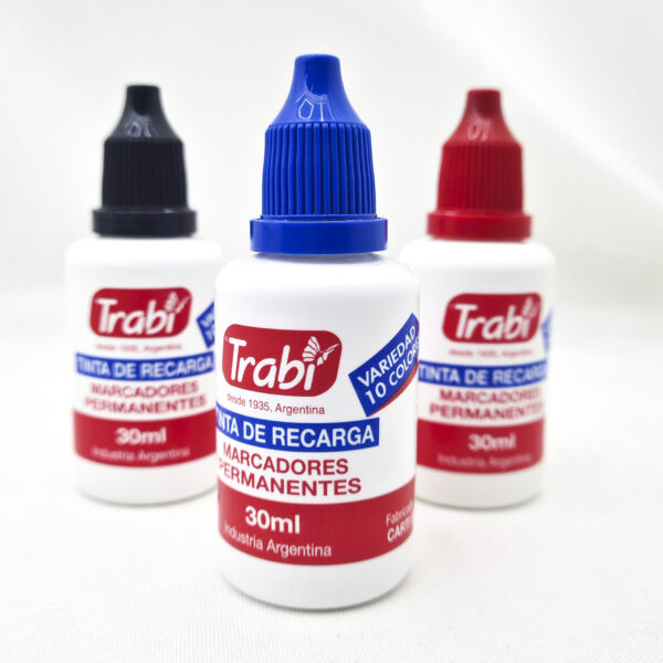 Tinta De Recarga Marcador/Fibron Permanente X 3 Unidades