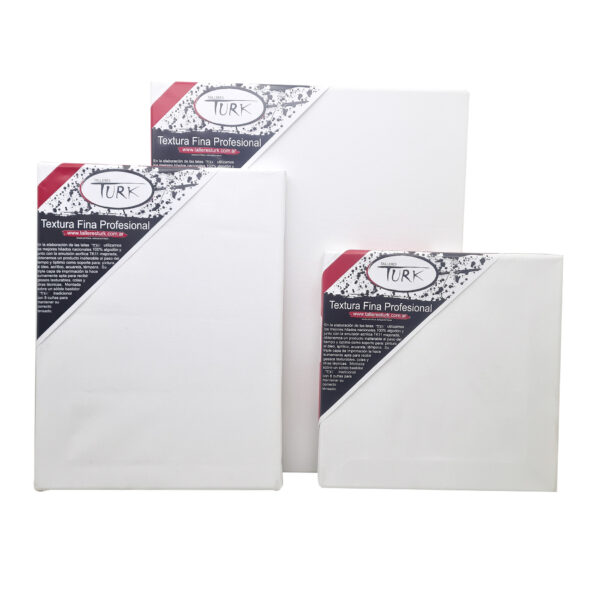 Set Kit Arte X 3 Bastidores Pintar 18x24 30x30 30x40 Lienzo - Imagen 2